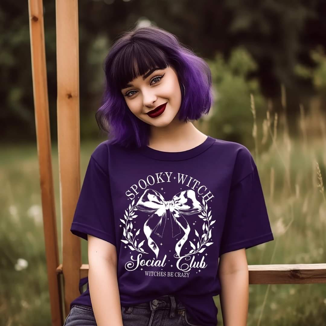 Spooky Witch Social Club graphic Tee