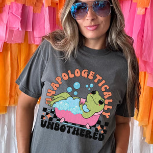 Unapologetically Unbothered -Comfort Colors Graphic Tee