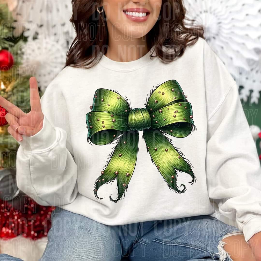 Green Bow    Sweatshirt