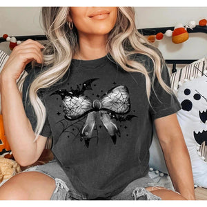 Batty Web Bow Graphic Tee