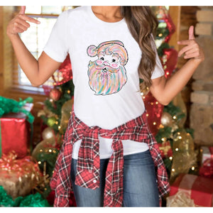 Watercolor Vintage Santa ~ Graphic Tee/Sweatshirt options