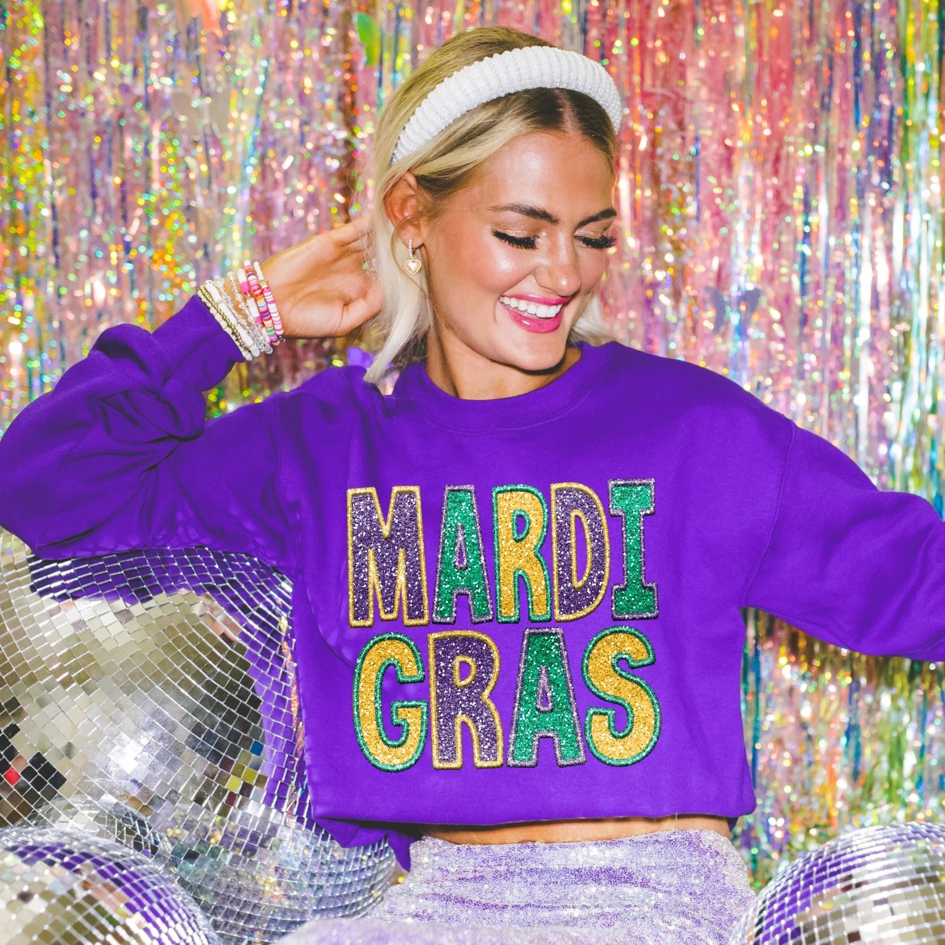 MARDI GRAS  Sweatshirt